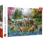Trefl puzzle 1000 elementów Wilki 10558