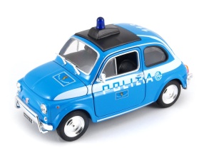 model Welly 1:24 - Fiat Nuova 500 POLIZIA