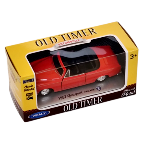 Peugeot 403 1957 cabriolet open top 1:34-39 WELLY