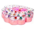 zestaw pierścionki księżniczki kryształowe 15szt. 