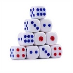 kości do gry 10 sztuk 