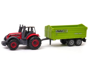 Mała Farma - traktor z przyczepą - wywrotka