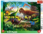 Trefl puzzle ramkowe 25 el. Dinozaury 31343