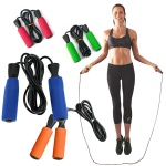 skakanka nylonowa z piankowymi rączkami na łożyskach