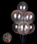 Balony dekoracyjne z kolorowymi kulkami 10szt.