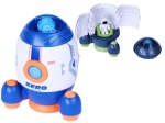 Rakiet + UFO + kosmonauta mini zestaw do zabawy