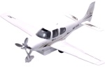 samolot Cirrus SR22T z dźwiękami i światłem awionetka