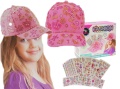 Czapka do ozdabiania kryształkami różowa