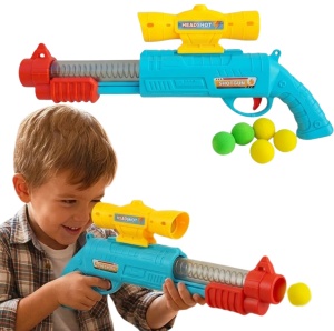 Pistolet na Piłki Kulki Piankowe Wyrzutnia