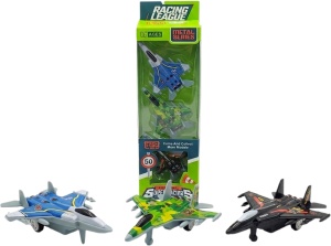 3sz. samolot wojskowy plastikowo metalowy myśliwiec 9cm zestaw samolotów