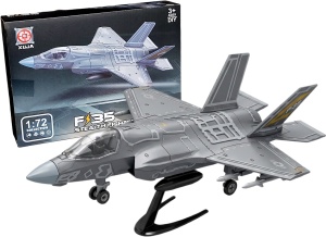 model do składania z klocków myśliwiec F-35 skala 1:72 - klocki malowane