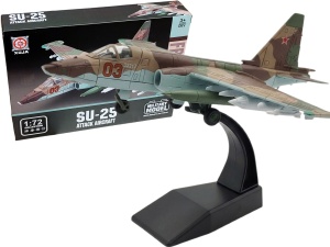 model do składania z klocków samolot szturmowy SU-25 skala 1:72 - klocki malowane