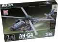 model do składania z klocków śmigłowiec AH-64 Apache skala 1:72 - klocki malowane