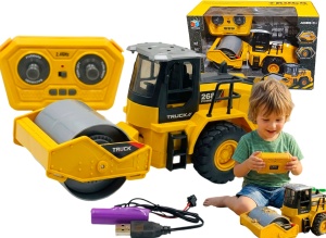 Zdalnie sterowany walec drogowy - akumulator i ładowarka w zestawie