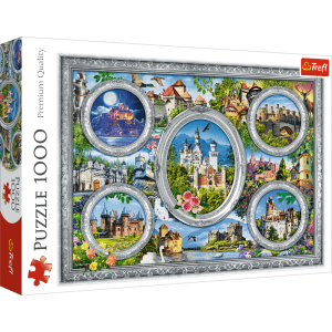 Trefl puzzle 1000 Zamki Świata 10583