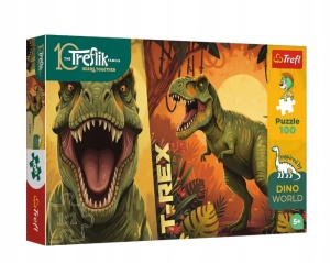 TREFL puzzle 100 Dino World Dinozaury - Tyranozaur - T-REX