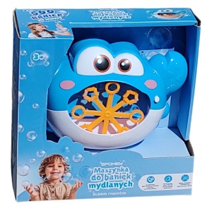 Maszyna do baniek Spokey niebieski krab puszczający bańki