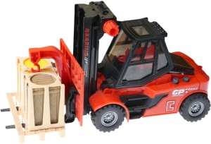 POJAZD WÓZEK WIDŁOWY PODNOŚNIK Z DŹWIĘKIEM ŚWIATŁO