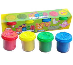 CIASTOLINA zestaw 4 kolory tuby 140g - uzupełniacz