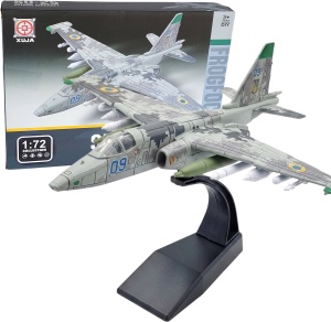 model do składania z klocków ukraiński samolot szturmowy SU-25 skala 1:72 - klocki malowane