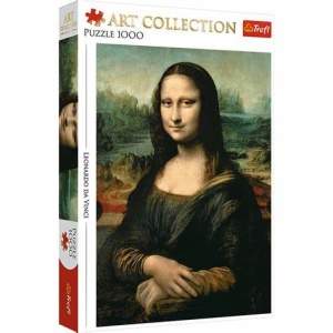 TREFL puzzle 1000 MONA LISA, obraz, replika da Vinci