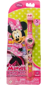 Zegarek elektroniczny Myszka Minnie Mouse - wąski pasek
