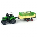 Duży ciągnik z przyczepą rozrzutnik TRAKTOR z napędem 50cm