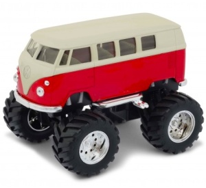 Volkswagen T1 MONSTER TRUCK 1:34 MODEL 47004 czerwony