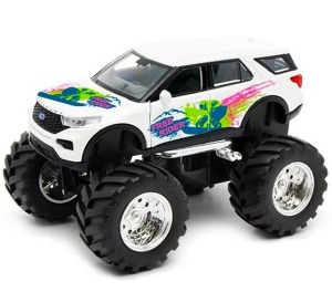 Ford Explorer 2023 MONSTER TRUCK 1:34 MODEL 47011S biały