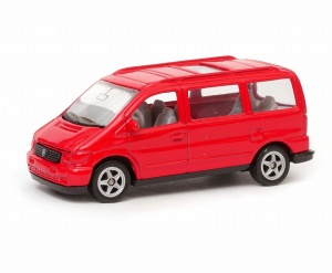Mercedes-Benz V-Class 1:60 model WELLY red