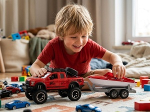 Duży samochód terenowy jeep terenówka dla dzieci Dromader