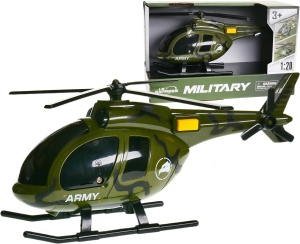 Militarny Helikopter Wojskowy z Zabawka z dźwiękiem i światłem