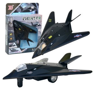 Metalowy model samolotu stealth  Lockheed F-117 Nighthawk światło dźwięk