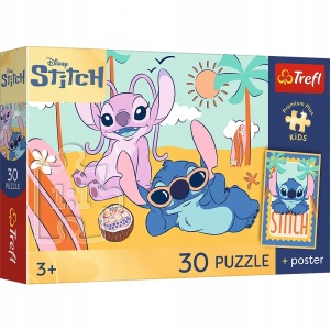 TREFL puzzle 30 + plakat Stich