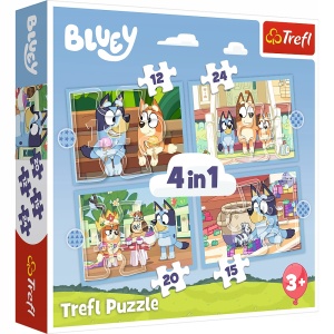 Trefl puzzle 4w1 Bluey
