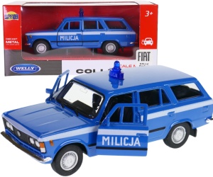 Fiat 125p kombi FSO 1:34-39 model  Welly MILICJA OBYWATELSKA