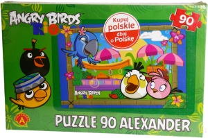 Alexander puzzle 90 Angry Birds