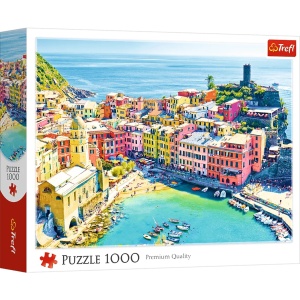 Trefl puzzle Puzzle 1000 elementów miasteczko Vernazza Liguria Włochy