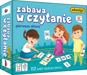 Gra edukacyjna Adamigo do nauka czytania- zabawa w czytanie