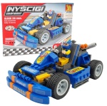 DROMADER 26503 klocki WYŚCIGI niebieski bolid sportowy 216 elementów