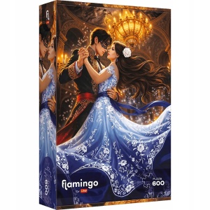 Trefl puzzle Flamingo 600 Romantasy - Namiętny Taniec