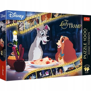 Trefl puzzle Puzzle 1000 elementów Disney Zakochany Kundel