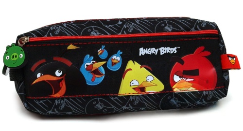 Dwukomorowy piórnik Angry Birds
