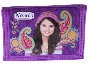portfel portfelik WIZARDS zapinany na rzep Czarodzieje z Waverly Place