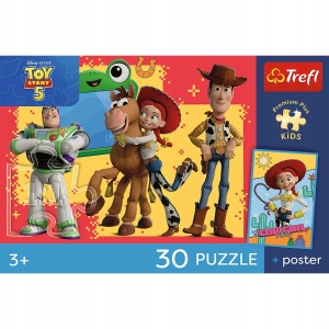 TREFL puzzle 30 + plakat Toy Story