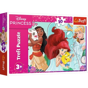  TREFL puzzle 30 Księżniczki Disney Arielka Kopciuszek