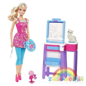 MATTEL Barbie I can be MALARKA umie malować