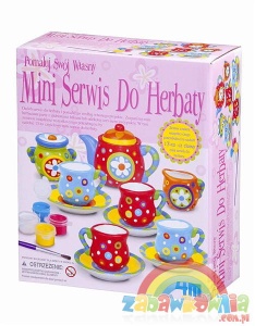 4M POMALUJ SWÓJ WŁASNY MINI SERWIS DO HERBATY