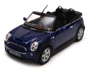 Mini Cooper S cabrio model Welly w skali 1:24