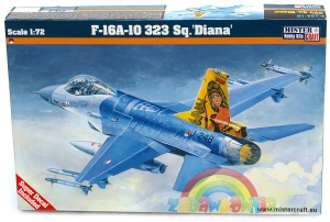 model do sklejania samolot F-16A-10 323 Sq. Diana 1:72
